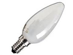 Lampadina OLIVA smerigliata E14 15w, 25w, 40w, 60w